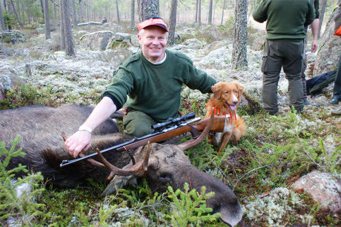 Roland med en fin 9 taggad tjur. Pass 11 bergagrdet